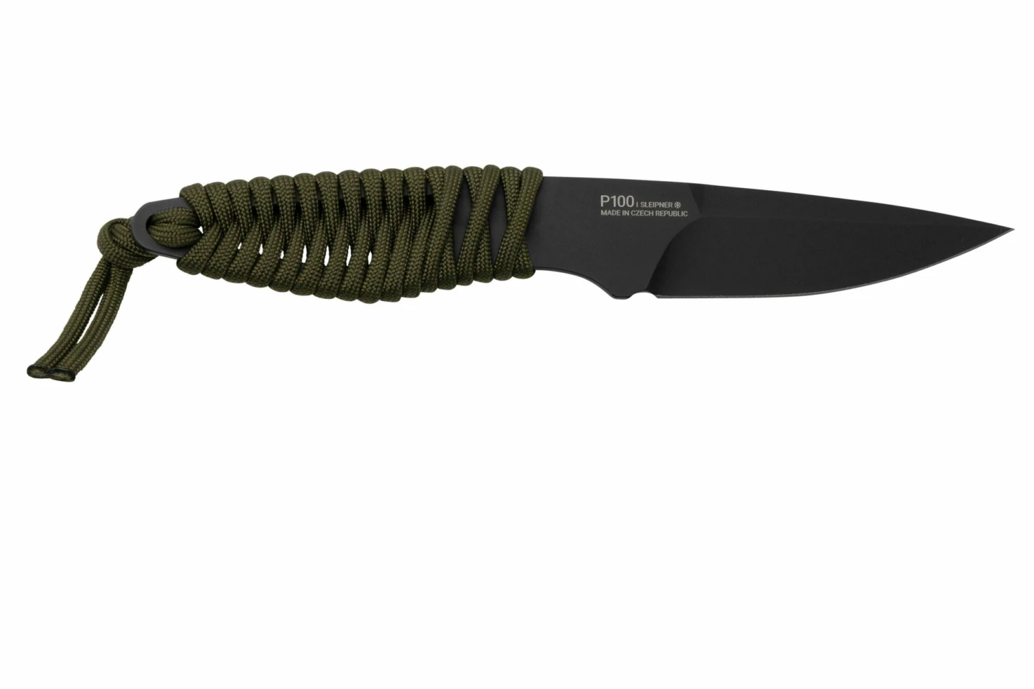 ANV Knives P100 Sleipner Cerakote, Olive Paracord, P100-039, Black Kydex Sheath, Cuchillo De Cuello 4 ANV Knives P100 Sleipner Cerakote, Olive Paracord, P100-039, Black Kydex Sheath, Cuchillo De Cuello - Imagen 2