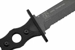 Benchmade SOCP Black 185SBK, CPM-3V Serrated, Cuchillo Fijo, Diseño De Greg Thompson -Cuchillos Ventas 2024 BE185SBK 05 benchmade