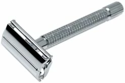 Böker Safety Razor Butterfly L Chrome 04BO217 Maquinilla De Afeitar Clásica, Cromada