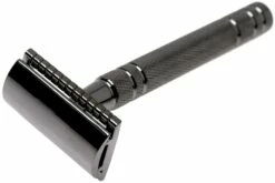 Böker Safety Razor Boraso Gunmetal Grey 04BO223 Maquinilla De Afeitar Clásica, Gris