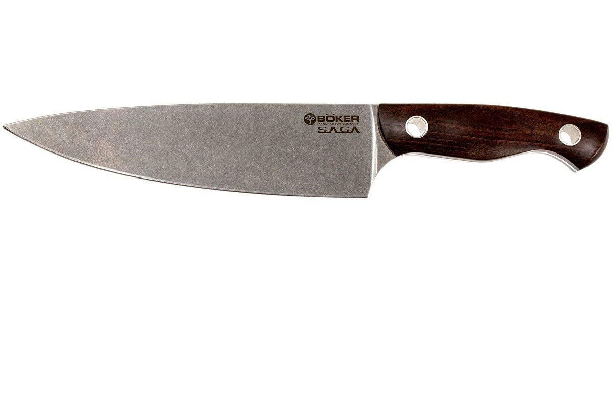 Böker 130367, Saga Cuchillo De Chef 20cm, Grenadill 3 Böker 130367, Saga Cuchillo De Chef 20cm, Grenadill