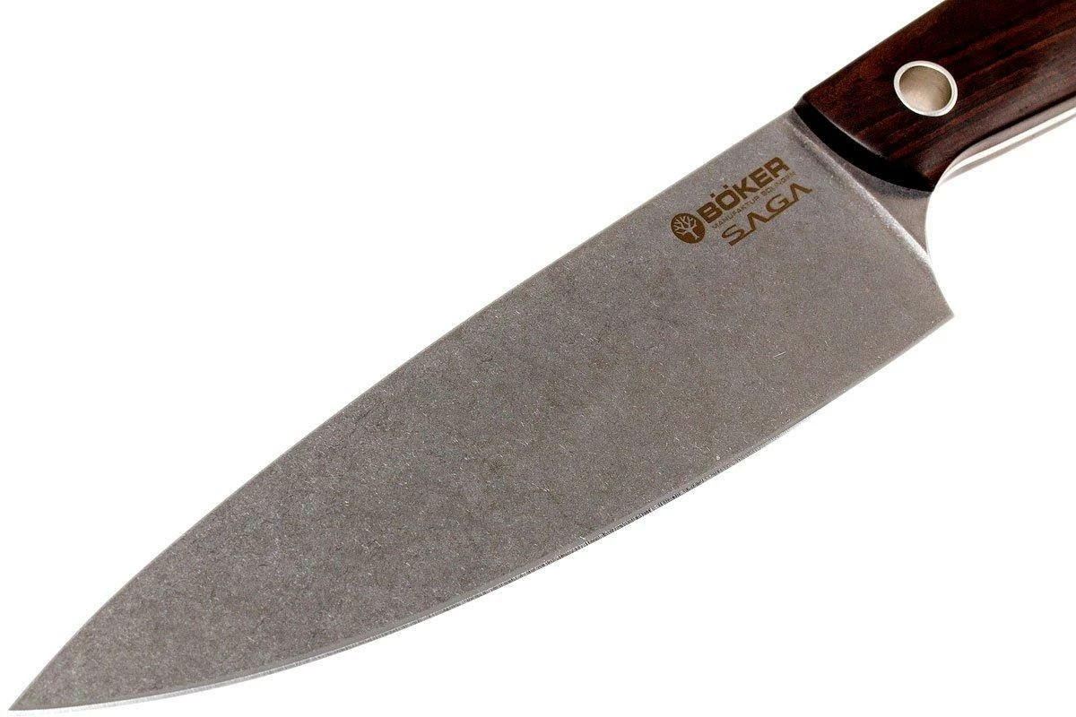 Böker 130367, Saga Cuchillo De Chef 20cm, Grenadill 5 Böker 130367, Saga Cuchillo De Chef 20cm, Grenadill - Imagen 3