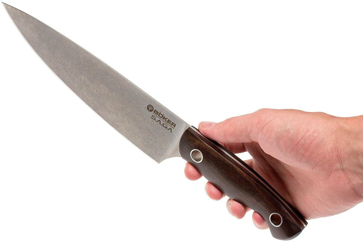 Böker 130367, Saga Cuchillo De Chef 20cm, Grenadill 8 Böker 130367, Saga Cuchillo De Chef 20cm, Grenadill - Imagen 6