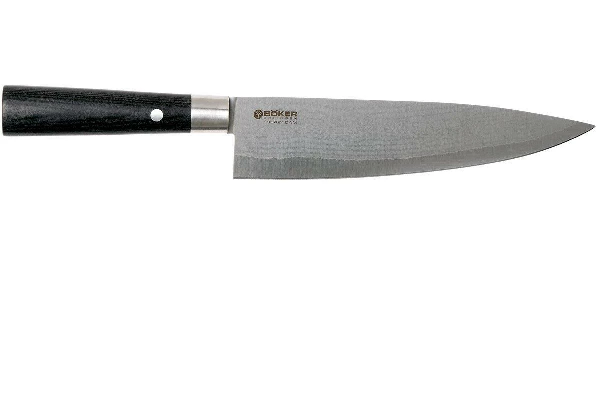 Böker Damast Black Cuchillo De Chef . 130421DAM 4 Böker Damast Black Cuchillo De Chef . 130421DAM - Imagen 2