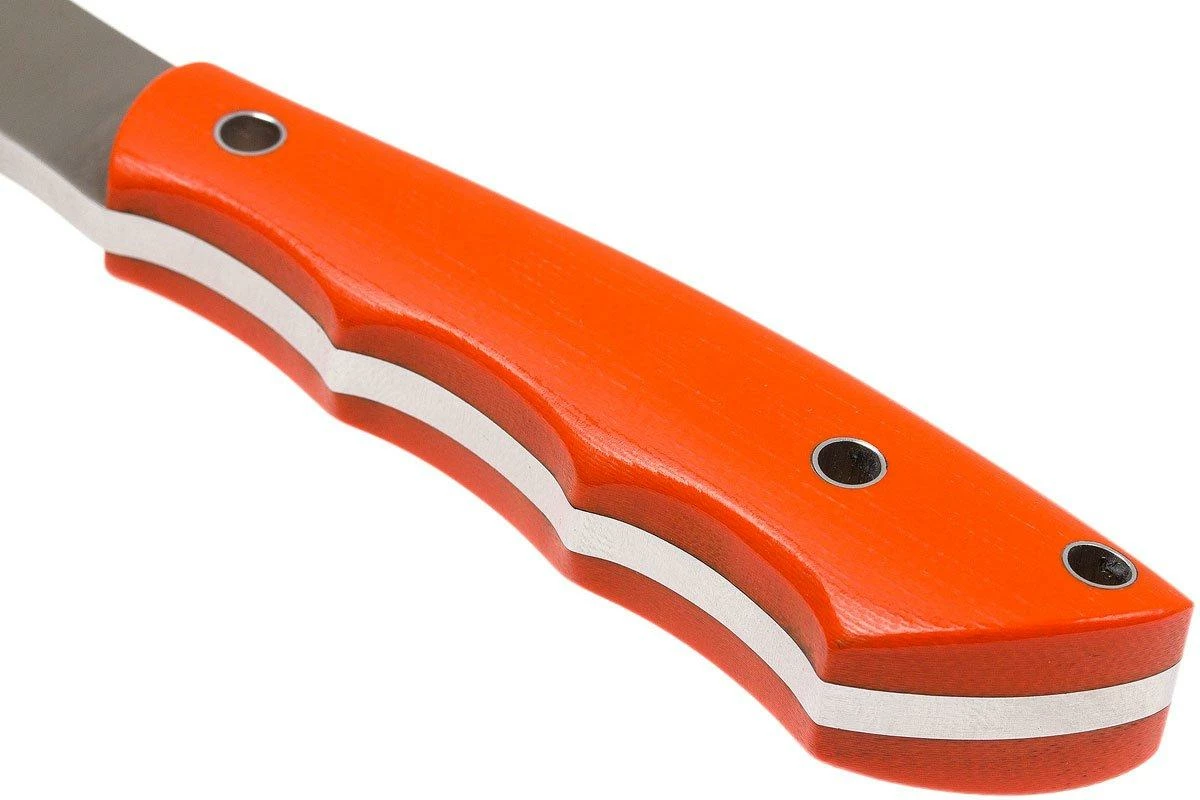 Bark River Mini Canadian A2, Blaze Orange G10, Hollow Pins, Funda Negra 6 Bark River Mini Canadian A2, Blaze Orange G10, Hollow Pins, Funda Negra - Imagen 4
