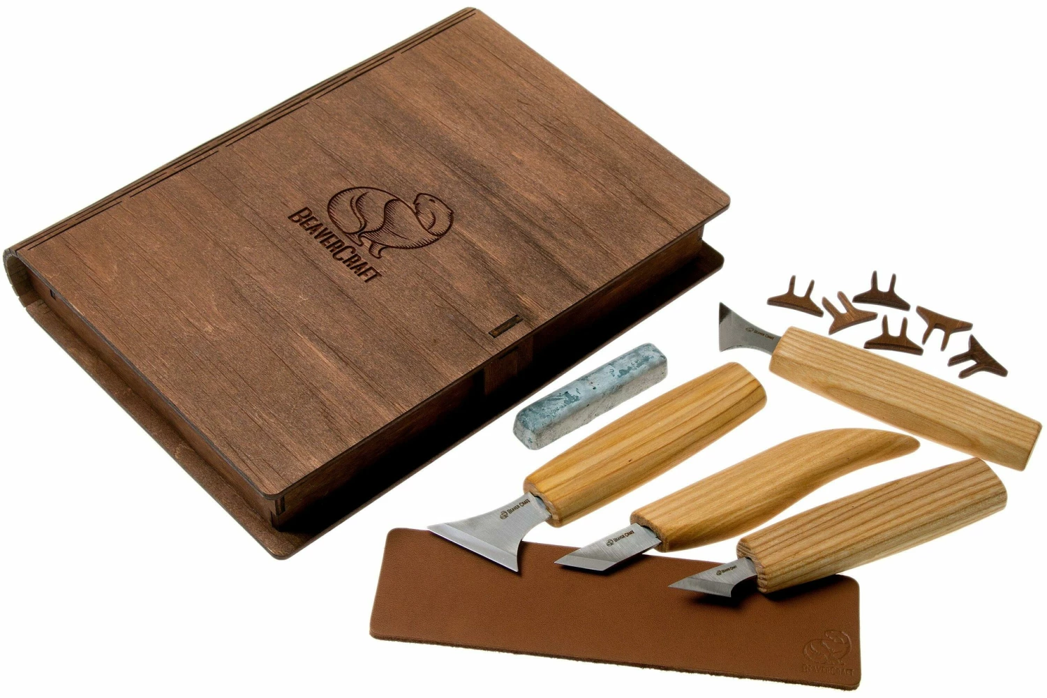 BeaverCraft Geometric Wood Carving Set S05 Juego De Talla De Madera Con Libro De Almacenamiento De Madera 3 BeaverCraft Geometric Wood Carving Set S05 Juego De Talla De Madera Con Libro De Almacenamiento De Madera