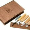 BeaverCraft Spoon Carving Set De 4 S19 Libro, Juego De Tallado De Madera Con Libro De Almacenamiento De Madera -Cuchillos Ventas 2024 BVS19BOOK 01 beavercraft