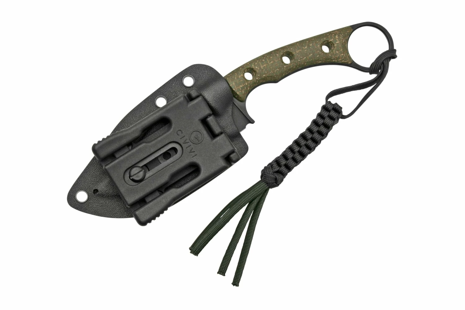 Civivi Midwatch C20059B-3 Green Burlap Micarta, Cuchillo Fijo 9 Civivi Midwatch C20059B-3 Green Burlap Micarta, Cuchillo Fijo - Imagen 7