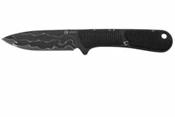 Civivi Mini Elementum Fixed Blade C23010-DS1 Dark Green Canvas Micarta, Damascus Cuchillo De Cuello