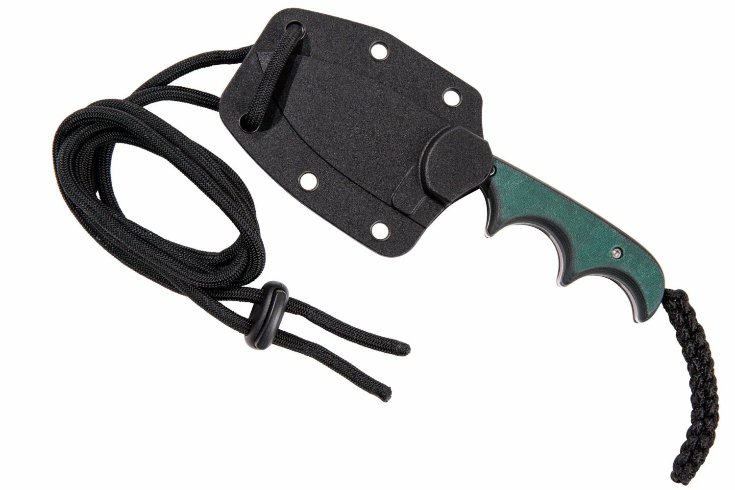 CRKT Minimalist Spear Point, Green Black, Cuchillo De Cuello, Diseño Alan Folts 8 CRKT Minimalist Spear Point, Green Black, Cuchillo De Cuello, Diseño Alan Folts - Imagen 6