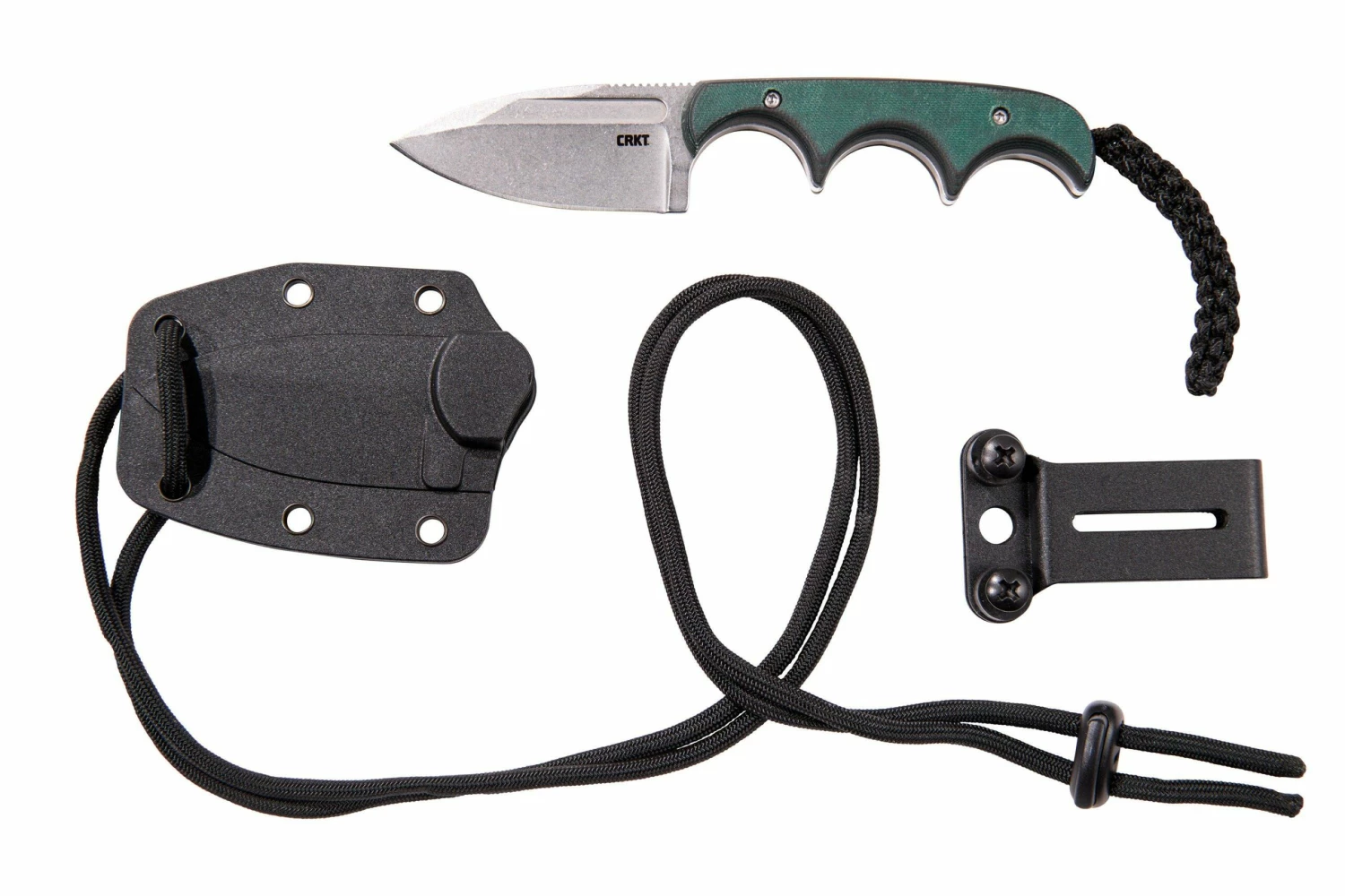 CRKT Minimalist Spear Point, Green Black, Cuchillo De Cuello, Diseño Alan Folts 9 CRKT Minimalist Spear Point, Green Black, Cuchillo De Cuello, Diseño Alan Folts - Imagen 7