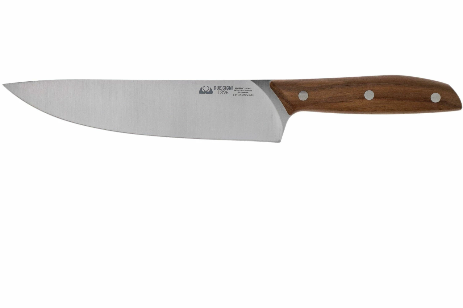 Due Cigni 1896, 2C1009NO Cuchillo De Chef 20 Cm, Madera De Nogal 3 Due Cigni 1896, 2C1009NO Cuchillo De Chef 20 Cm, Madera De Nogal