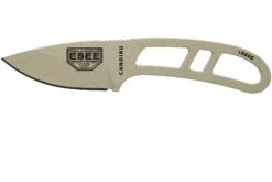 ESEE Candiru Desert Tan CAN-DT Cuchillo De Cuello Con Funda Negra + Clip De Cinturón