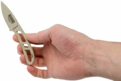 ESEE Candiru Desert Tan CAN-DT Cuchillo De Cuello Con Funda Negra + Clip De Cinturón -Cuchillos Ventas 2024 EE CAN DT 05 esee knives v201901