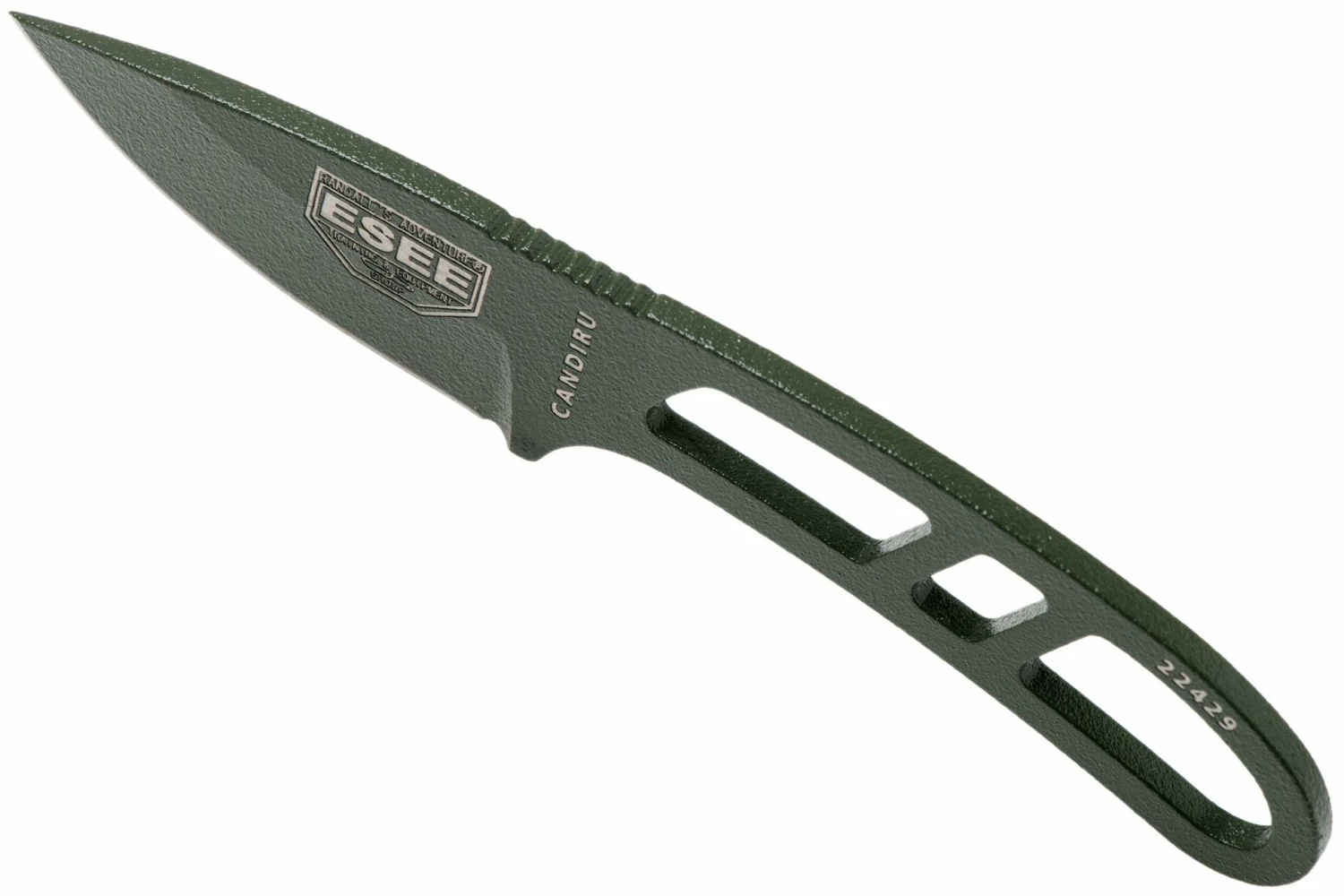 ESEE Candiru OD-green CAN-OD Cuchillo De Cuello Con Funda Negra + Clip De Cinturón 6 ESEE Candiru OD-green CAN-OD Cuchillo De Cuello Con Funda Negra + Clip De Cinturón - Imagen 4