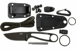 ESEE Izula Black IZULA-B-KIT Kit De Supervivencia Con Funda Y Firesteel