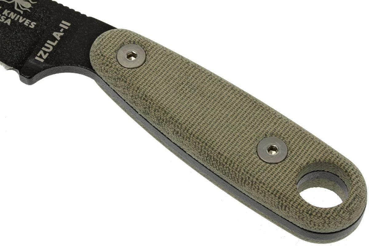 ESEE Izula II Black IZULA-II-B Cuchillo De Supervivencia Con Funda Negra + Clip De Cinturón 4 ESEE Izula II Black IZULA-II-B Cuchillo De Supervivencia Con Funda Negra + Clip De Cinturón - Imagen 2