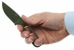 ESEE Izula OD Green IZULA-OD Cuchillo De Cuello Con Funda Negra + Clip De Cinturón -Cuchillos Ventas 2024 EE IZULA OD 04 esee knives izula olive drab ee izula od d4