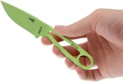 ESEE Izula Venom Green IZULA-VG Cuchillo De Cuello Con Funda Negra + Clip De Cinturón -Cuchillos Ventas 2024 EE IZULA VG 03 esee knives ee izula vg 03