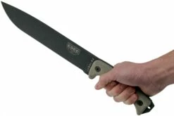 ESEE Junglas Tactical Gunsmoke Cuchillo De Supervivencia, Funda Kydex, Compatible Con MOLLE -Cuchillos Ventas 2024 EE JUNGLAS TG 06 esee knives