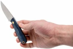 Brisa Necker 70 Ringo, Micarta Jeans, Funda De Cuero 9821 -Cuchillos Ventas 2024 ENZ 9821 06 enzo enz 9821 06