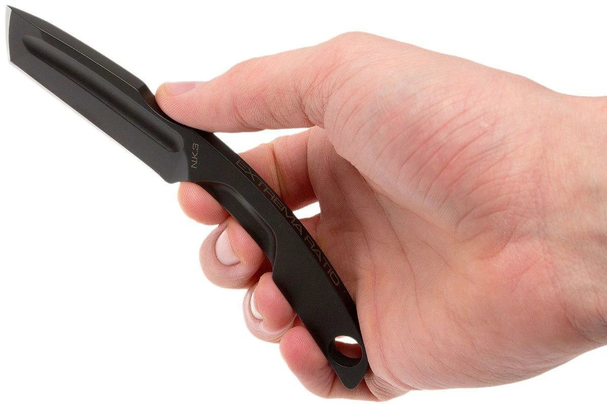 Extrema Ratio N.K.3 Cuchillo De Cuello, Negro 7 Extrema Ratio N.K.3 Cuchillo De Cuello, Negro - Imagen 5