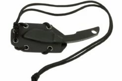 Extrema Ratio N.K.1 Cuchillo De Cuello, Negro -Cuchillos Ventas 2024 ER123NK1BL 06 extrema ratio neck knife er123nk1bl d6
