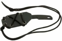 Extrema Ratio N.K.1 Cuchillo De Cuello, Negro -Cuchillos Ventas 2024 ER123NK1BL 07 extrema ratio neck knife er123nk1bl d7