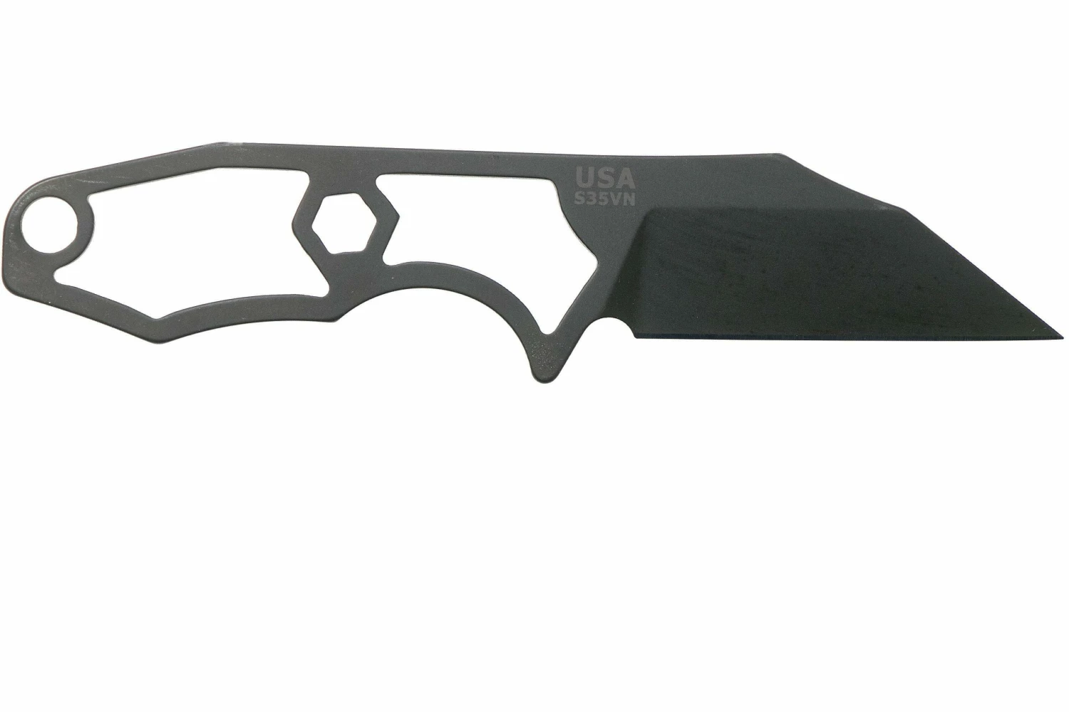 Rick Hinderer LP-1 Wharncliffe DLC Black Cuchillo De Cuello, Con UltiClip 4 Rick Hinderer LP-1 Wharncliffe DLC Black Cuchillo De Cuello, Con UltiClip - Imagen 2