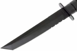 KA-BAR Tanto 1245 Cuchillo De Supervivencia, Parcialmente Dentado, Funda Kydex -Cuchillos Ventas 2024 KA1245 02 ka bar ka1245 02