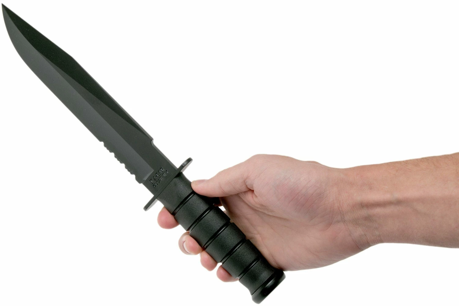 KA-BAR Fighter 1271 Cuchillo Fijo, Parcialmente Dentado, Funda De Kydex 8 KA-BAR Fighter 1271 Cuchillo Fijo, Parcialmente Dentado, Funda De Kydex - Imagen 6