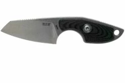 MKM Mikro 2 Wharncliffe, Stonewashed Black G10 Cuchillo De Cuello, Jesper Voxnaes Design