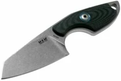 MKM Mikro 2 Wharncliffe, Stonewashed Black G10 Cuchillo De Cuello, Jesper Voxnaes Design -Cuchillos Ventas 2024 MMK MR02 GBK 03 mkm knives