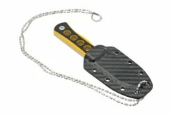 QSP Knife Canary QS141-A1 Stonewashed, Black Yellow G10, Cuchillo De Cuello -Cuchillos Ventas 2024 QS141 A1 06 qsp