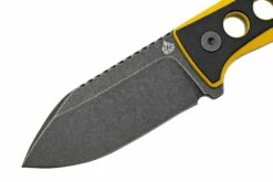 QSP Knife Canary QS141-A2 Blackwashed, Black Yellow G10, Cuchillo De Cuello -Cuchillos Ventas 2024 QS141 A2 03 qsp