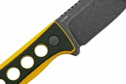 QSP Knife Canary QS141-A2 Blackwashed, Black Yellow G10, Cuchillo De Cuello -Cuchillos Ventas 2024 QS141 A2 05 qsp