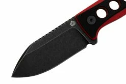 QSP Knife Canary QS141-B2 Blackwashed, Black Red G10, Cuchillo De Cuello -Cuchillos Ventas 2024 QS141 B2 03 qsp