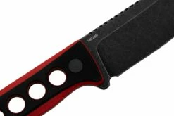 QSP Knife Canary QS141-B2 Blackwashed, Black Red G10, Cuchillo De Cuello -Cuchillos Ventas 2024 QS141 B2 05 qsp
