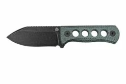 QSP Knife Canary QS141-D2 Blackwashed, Denim Micarta, Cuchillo De Cuello
