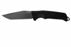 SOG Trident FX 17-12-02-57 Blackout, Partially Serrated, Cuchillo Fijo