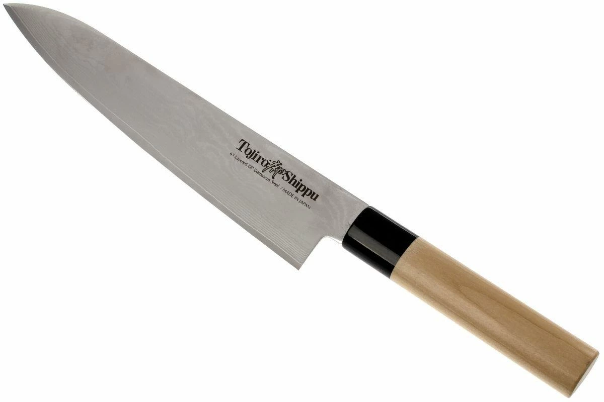 Tojiro Shippu De 63 Capas Damasco, Cuchillo De Chef 24 Cm 3 Tojiro Shippu De 63 Capas Damasco, Cuchillo De Chef 24 Cm