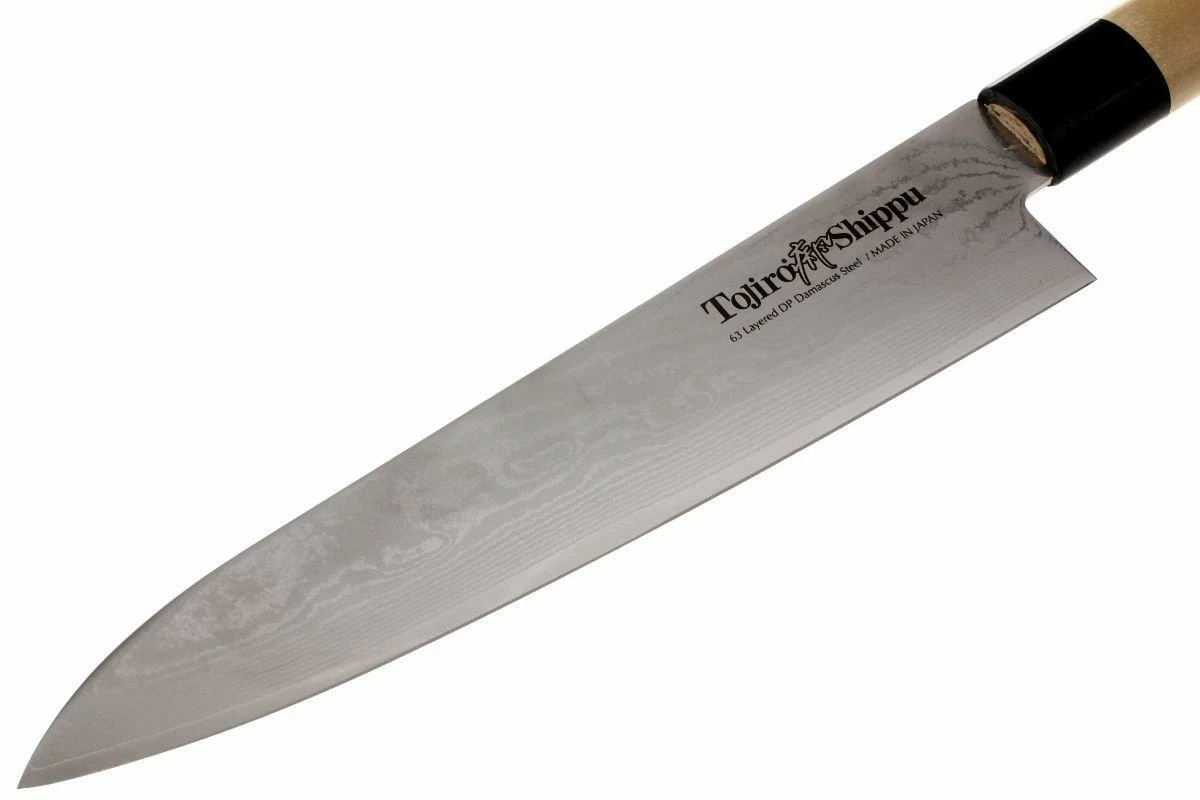 Tojiro Shippu De 63 Capas Damasco, Cuchillo De Chef 24 Cm 4 Tojiro Shippu De 63 Capas Damasco, Cuchillo De Chef 24 Cm - Imagen 2