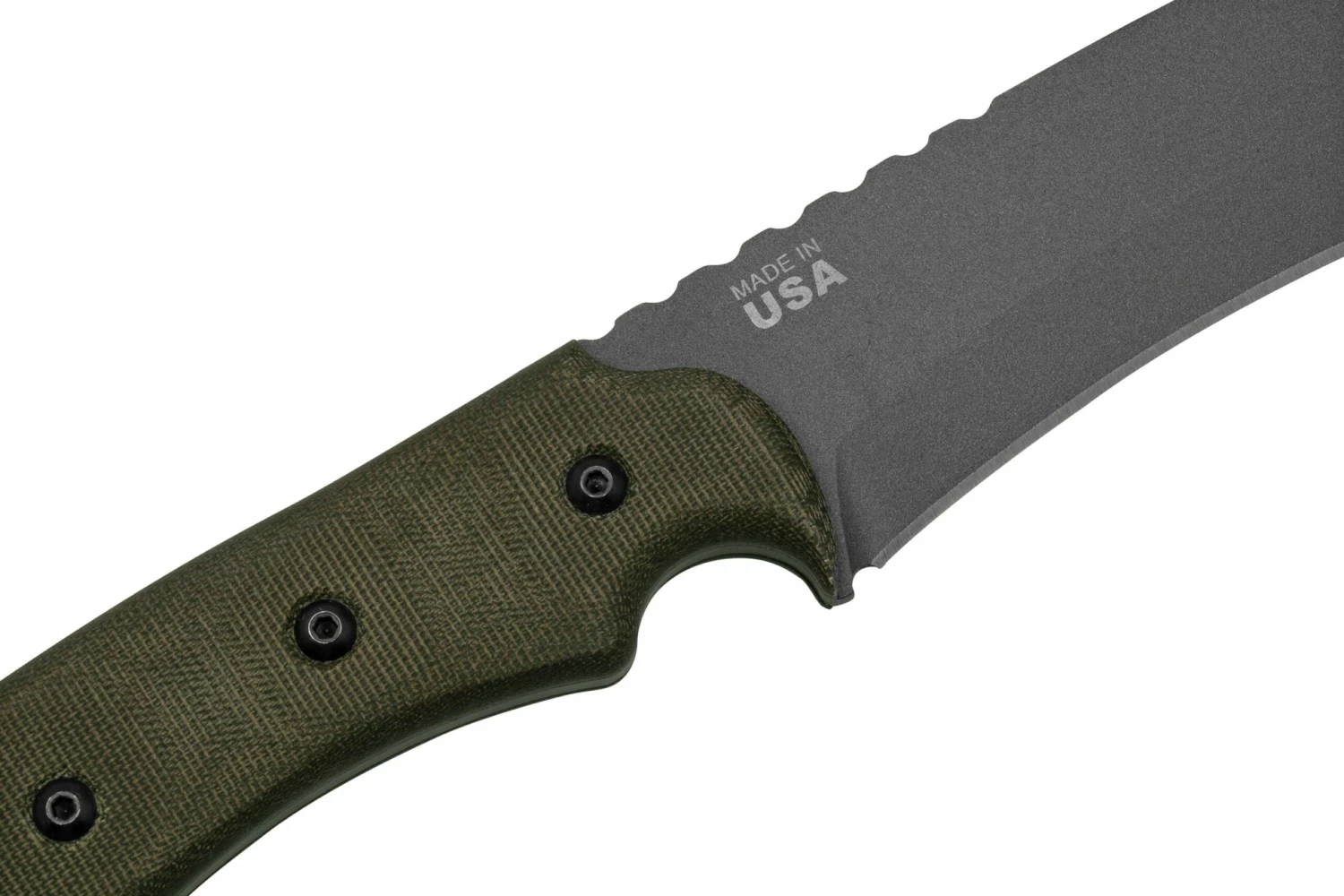 TOPS Knives A-Klub AKLB-02, Green Micarta, Machete, Diseño De Amanda Kaye 7 TOPS Knives A-Klub AKLB-02, Green Micarta, Machete, Diseño De Amanda Kaye - Imagen 5