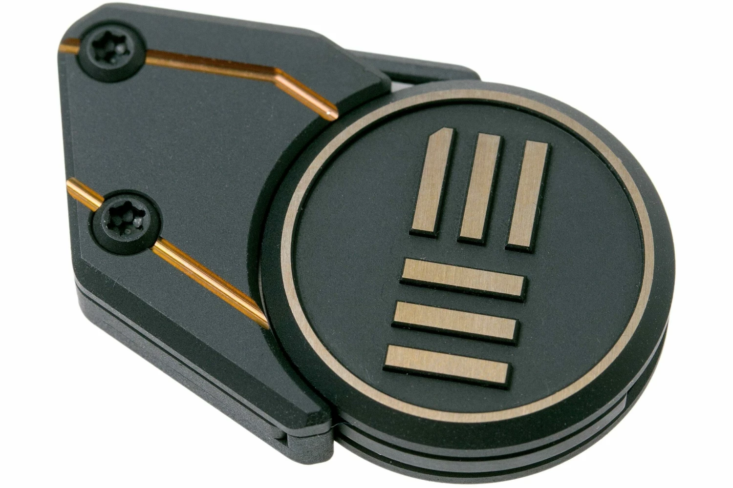 WE Knife Quark WE20021-1 Gold Cuchillo De Cuello, Ostap Hel Design 5 WE Knife Quark WE20021-1 Gold Cuchillo De Cuello, Ostap Hel Design - Imagen 3