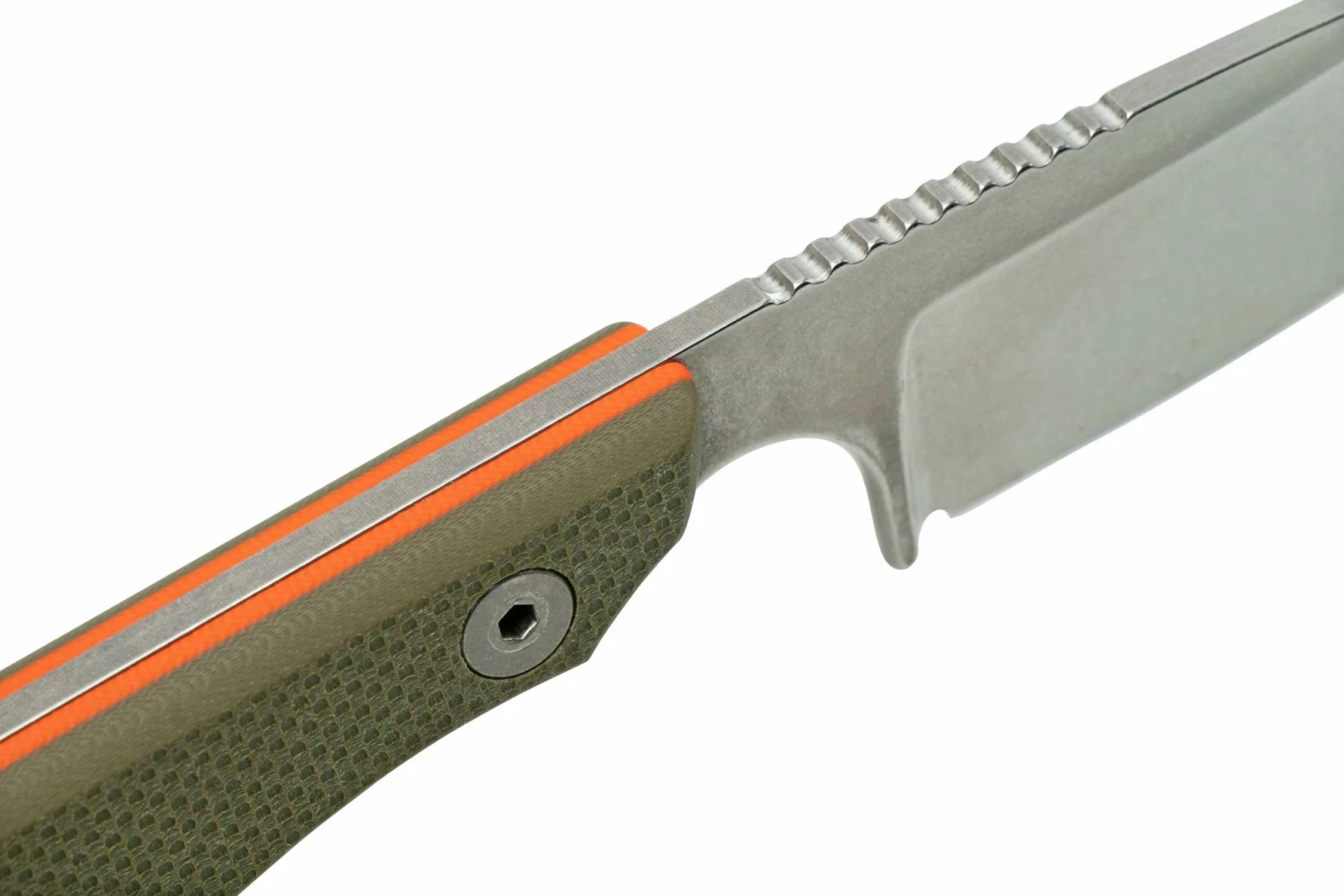 White River M1 Backpacker Pro WRM1-TGO Green/Orange G10, Funda De Kydex, Cuchillo De Cuello 7 White River M1 Backpacker Pro WRM1-TGO Green/Orange G10, Funda De Kydex, Cuchillo De Cuello - Imagen 5