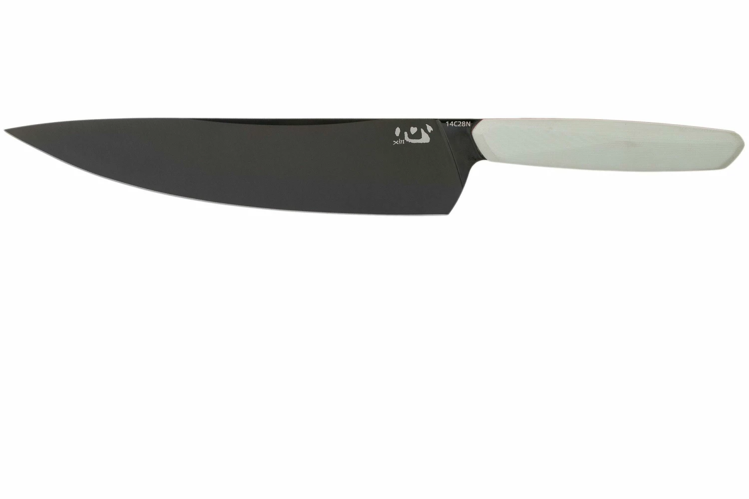 Xin Cutlery XinCore XC125 White G10, Red Liners, Black TiN Coating, Cuchillo De Chef 21.5 Cm 3 Xin Cutlery XinCore XC125 White G10, Red Liners, Black TiN Coating, Cuchillo De Chef 21.5 Cm