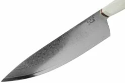Xin Cutlery XinCore XC127 White G10, Red Liners, Damascus, Cuchillo De Chef 21.5 Cm -Cuchillos Ventas 2024 XC127 03 xin cutlery